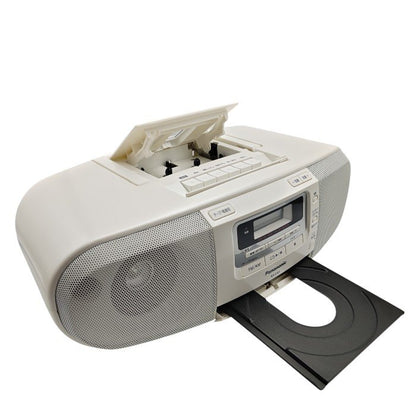 Panasonic パナソニック ポータブル CDラジカセ RX-D45-W 中古 H4