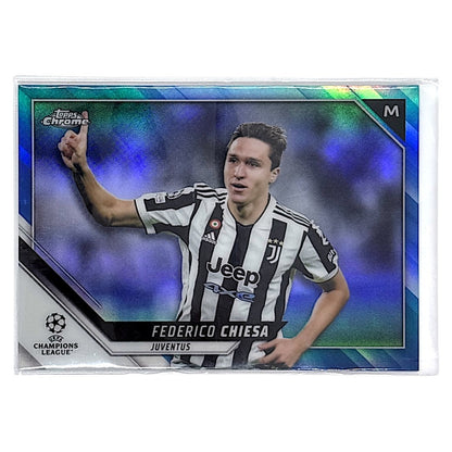 TOPPS サッカーカード CHROME FEDERICO CHIESA JUVENTUS /150 #195 中古 IT1