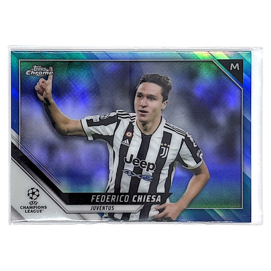 TOPPS サッカーカード CHROME FEDERICO CHIESA JUVENTUS /150 #195 中古 IT1