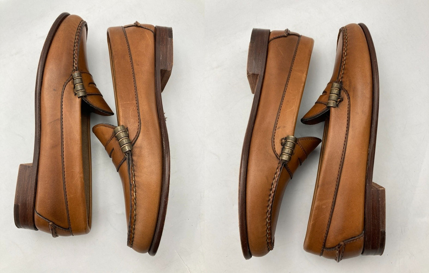 COLE HAAN コールハーン ペニーローファー F3417 USA製 サイズ8 レディース 中古 D4