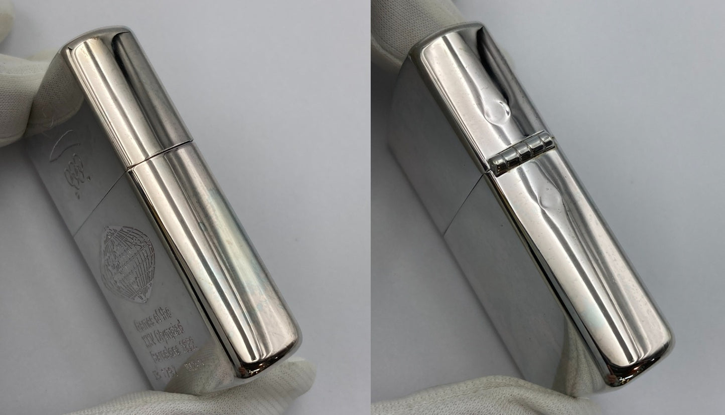 ZIPPO 1992年 バルセロナオリンピック大会 公式ライセンス限定 ジッポーライター 中古 D4