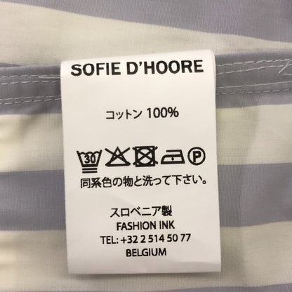 SOFIE DHOORE ソフィドール ストライプ ワンピース 34 半袖 夏 レディース ロング 中古 KW1