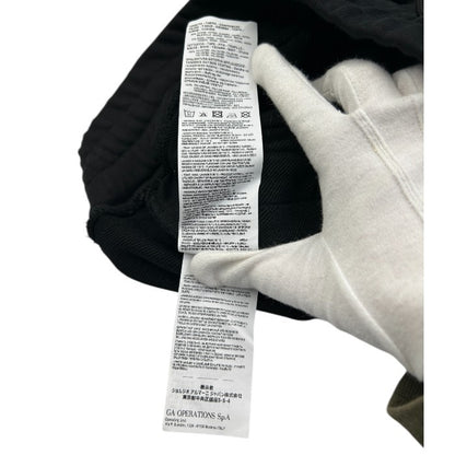 EMPORIO ARMANI エンポリオアルマーニ パンツ メンズ スウェット ロゴ サイドライン ブラック XS 3H1PG5 1JPHZ ボトムス ズボン 中古 W1