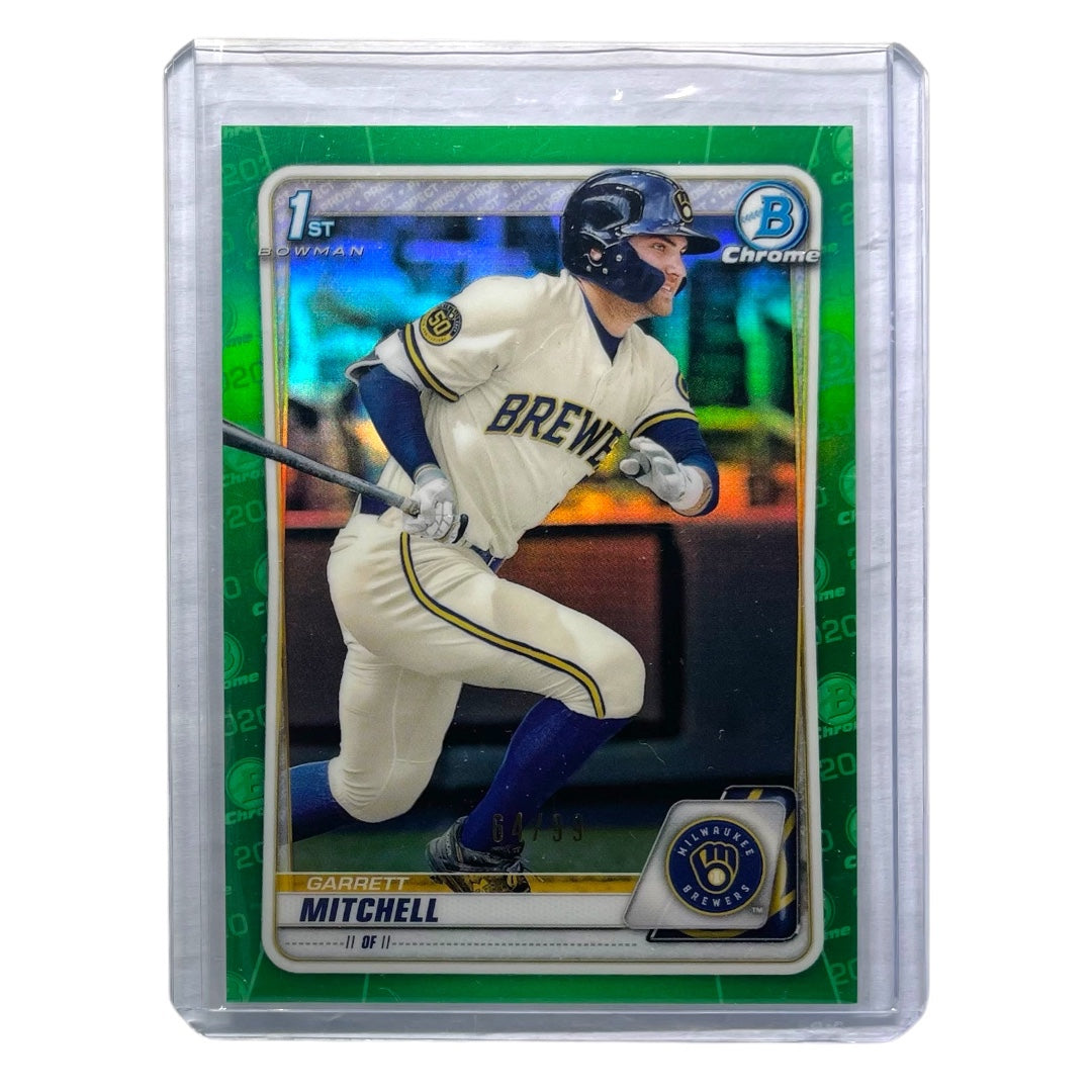 TOPPS MLBカード BOWMAN CHROME 1ST GARRETT MITCHELL MILWAUKEE BREWERS /99 #BD-118 中古 IT2