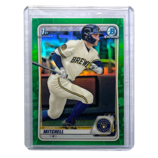 TOPPS MLBカード BOWMAN CHROME 1ST GARRETT MITCHELL MILWAUKEE BREWERS /99 #BD-118 中古 IT2
