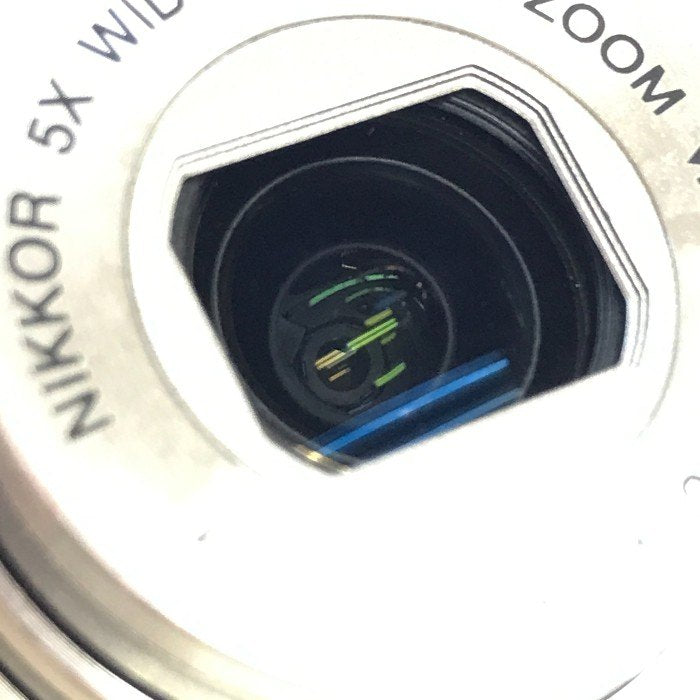 Nikon ニコン COOLPIX デジタルカメラ ウォームシルバー 光学5倍ズーム コンパクト SDカード S5100 中古 T1