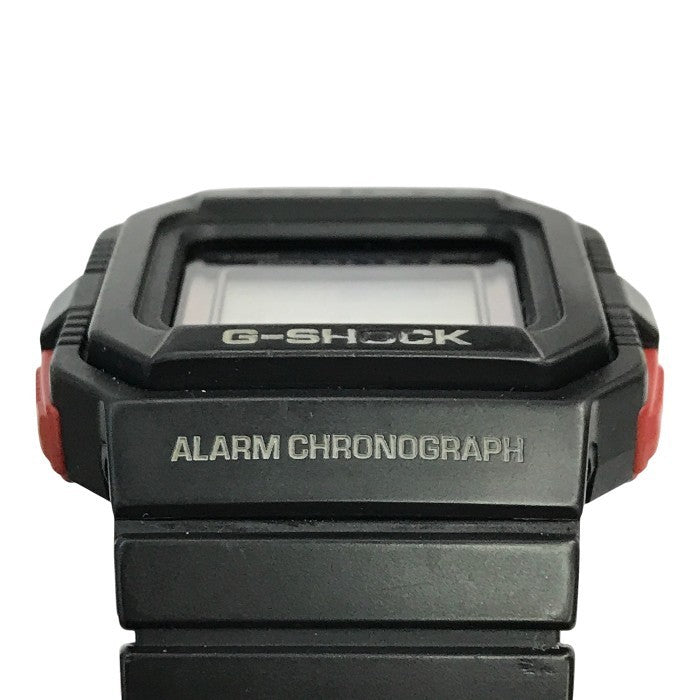 CASIO G-SHOCK 腕時計 メンズ デジタル タフソーラー スクエアフェイス 復刻モデル ブラック G-5500-1JF 中古 T1