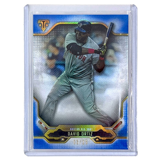 TOPPS MLBカード TRIPLE THREADS DAVID ORTIZ BOSTON RED SOX /25 #14 中古 IT1