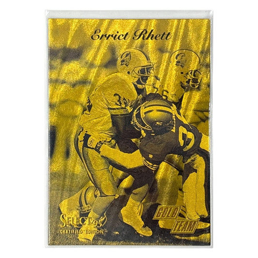 PINNACLE NFLカード 1995 SELECT CERTIFIED EDITION GOLD TEAM ERRICT RHETT TAMPA BAY BUCCANEERS #8 中古 IT1