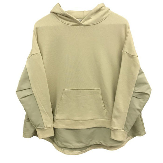 ENTO パーカー レディース 春秋 フード プルオーバー スウェット ベージュ フリーサイズ EN224L015A 中古 M1