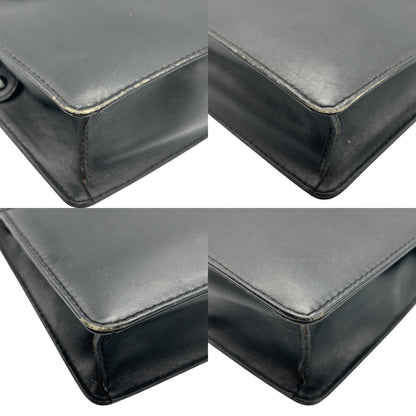 dunhill ダンヒル レザー セカンドバッグ 本革 鞄 クラッチバッグ メンズ ビジネス おでかけ 中古 W４