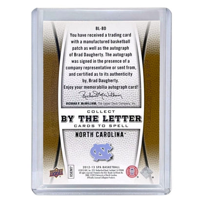 UPPER DECK NBAカード SP AUTHENTIC BRAD DAUGHERTY TAR HEELS /50 #BL-BD 中古 IT1