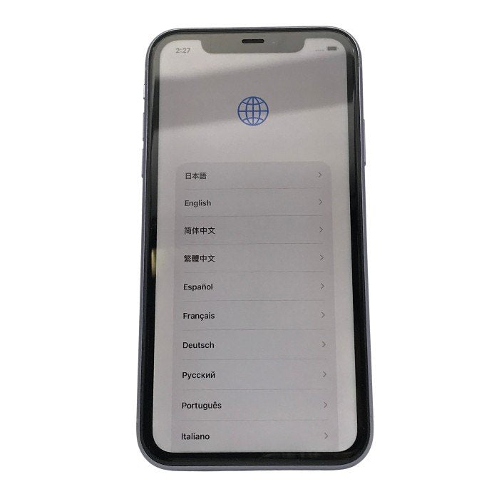 Apple iPhone 11 64GB スマートフォン パープル 4G SIMフリー デュアルSIM MWLX2J/A 中古 T1