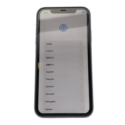 Apple iPhone 11 64GB スマートフォン パープル 4G SIMフリー デュアルSIM MWLX2J/A 中古 T1