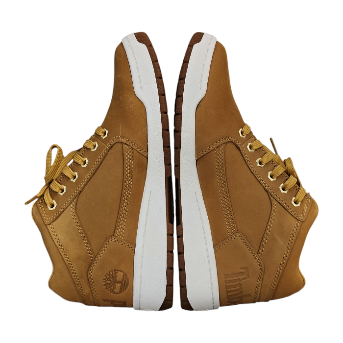 Timberland ティンバーランド BRIDGTON CHUKKA ブリッジトン チャッカ スニーカー メンズ ハイカット ヌバック WHEAT NUBUCK ブラウン 26cm A2QU3 中古 T1