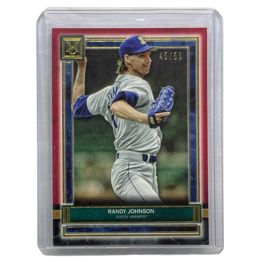 TOPPS MLBカード MUSEUM COLLECTION RANDY JOHNSON SEATTLE MARINERS /50 #77 中古 IT2