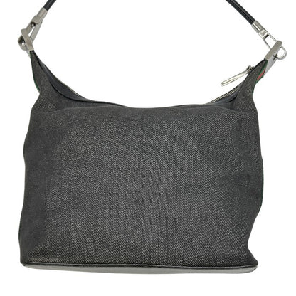 GUCCI グッチ シェリーライン デニム ワンショルダー バッグ 01234 002122 鞄 肩掛け レザー キャンバス ブランド 中古 W1