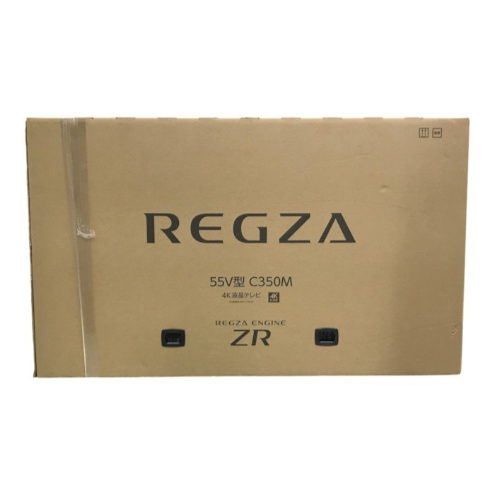 【配送条件あり】 TVS REGZA レグザ 55型 4K液晶テレビ ブラック 前面直下型LEDパネル レグザエンジン ネット動画 省エネ設計 C350M 中古 T1