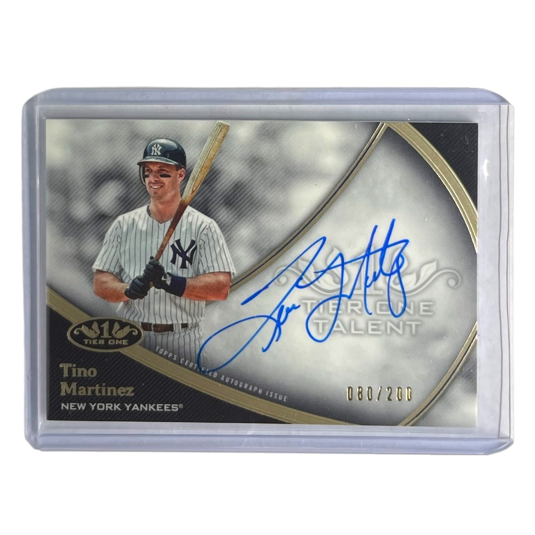 TOPPS MLBカード TIER 1 TINO MARTINEZ NEW YORK YANKEES /200 #T1TA-TM 中古 IT2