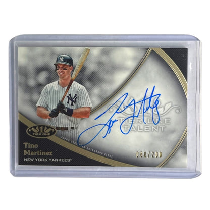 TOPPS MLBカード TIER 1 TINO MARTINEZ NEW YORK YANKEES /200 #T1TA-TM 中古 IT2
