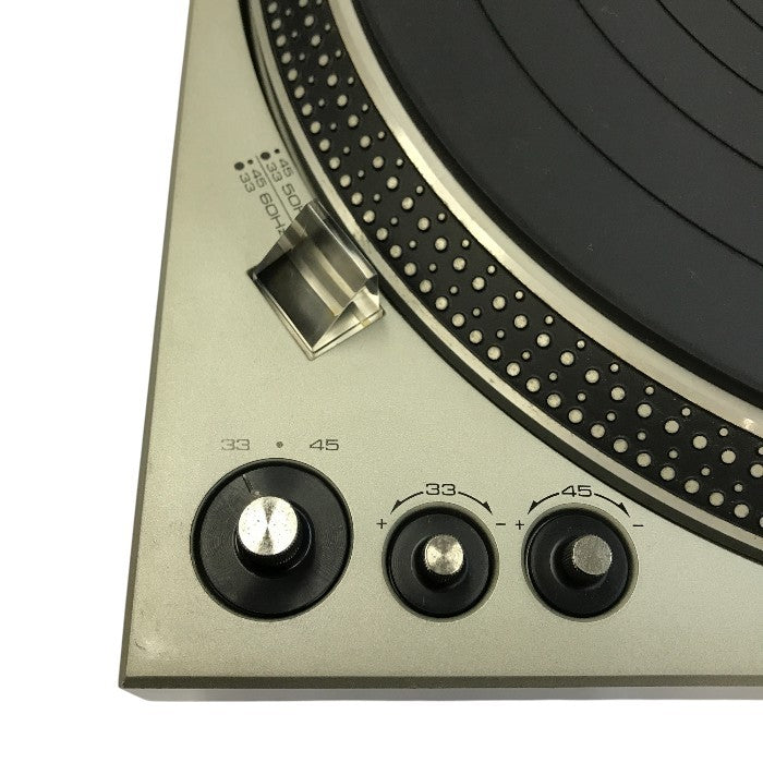 Technics テクニクス レコードプレーヤー シルバー ターンテーブル オートリターン ヴィンテージ SL-1700 中古 T1