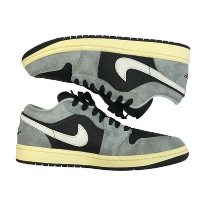 NIKE ナイキ エアジョーダン 1 LOW SE スニーカー メンズ レザー AIR JORDAN グレー/ブラック 26.0cm HQ2010-012 中古 T1