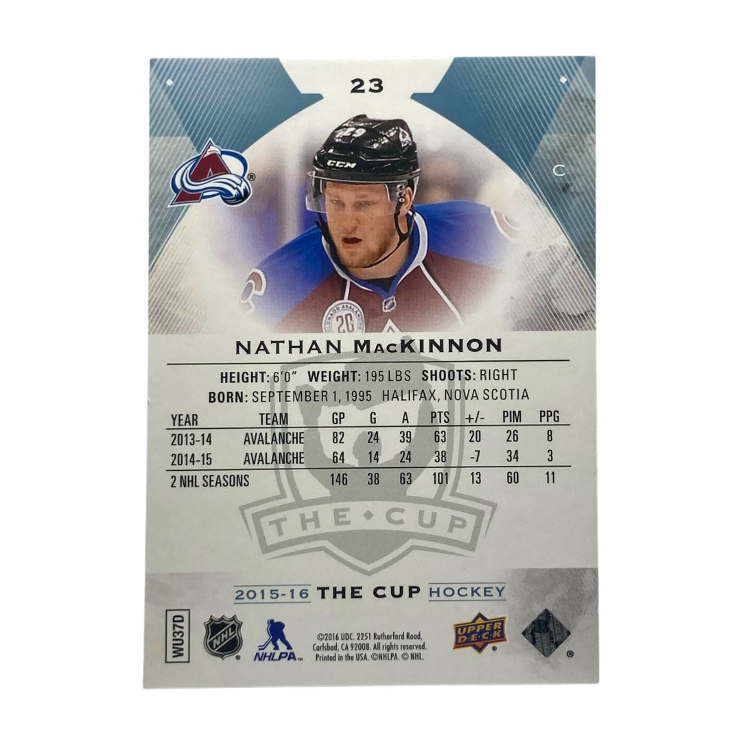 UPPER DECK NHLカード THE CUP NATHAN MACKINNON AVALANCHE 221/249 #23 中古 IT2