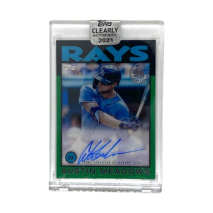 未開封品 TOPPS MLBカード CLEARLY AUTHENTIC AUSTIN MEADOWS RAYS 85/99 #86TBA-AM 中古 IT2