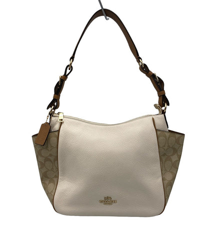 COACH コーチ シグネチャー ローリー ショルダーバッグ C2855 中古 D4