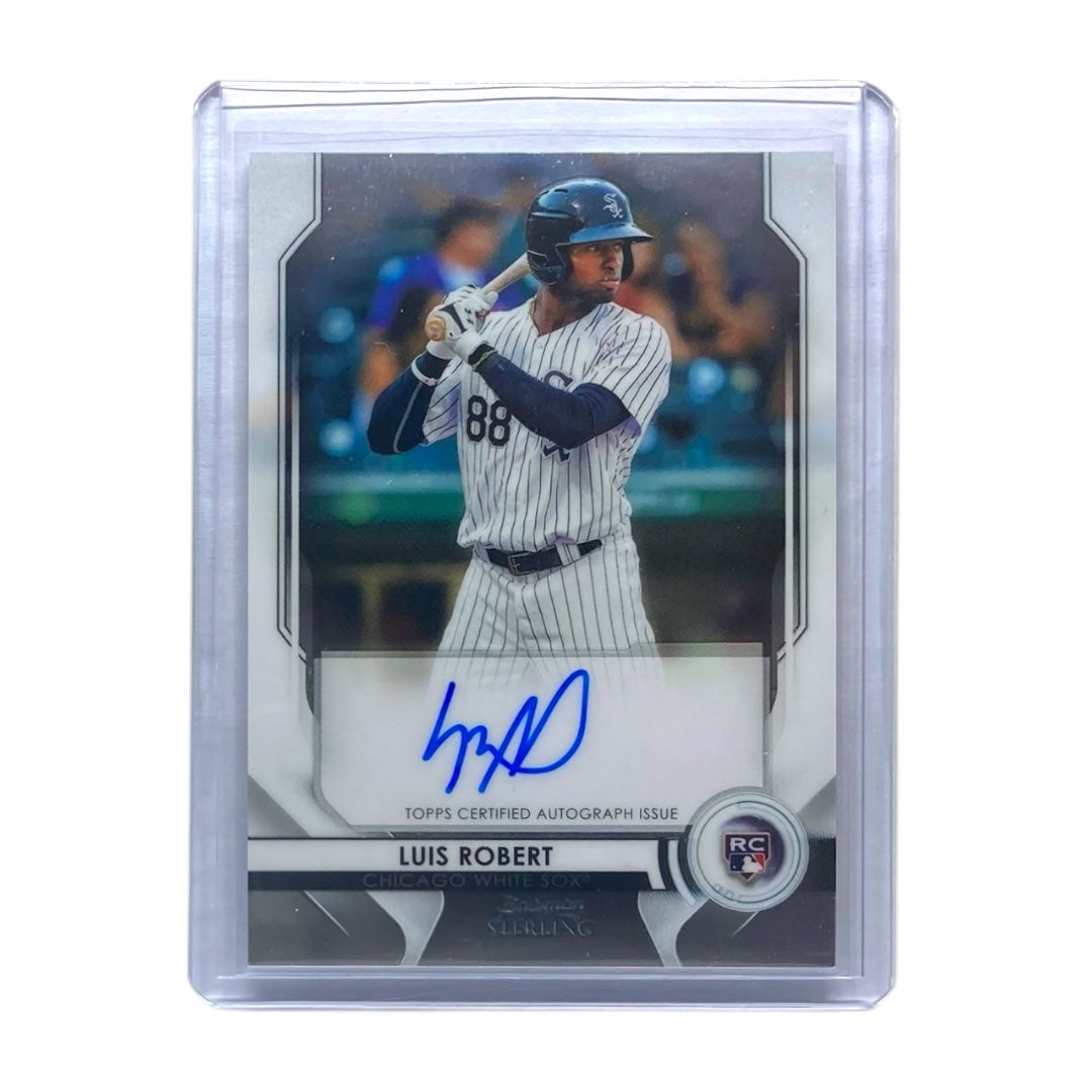 TOPPS MLBカード BOWMAN STERLING LUIS ROBERT CHICAGO WHITE SOX #BSRA-LR 中古 IT2