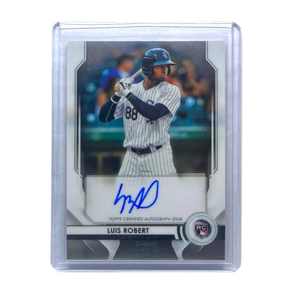 TOPPS MLBカード BOWMAN STERLING LUIS ROBERT CHICAGO WHITE SOX #BSRA-LR 中古 IT2