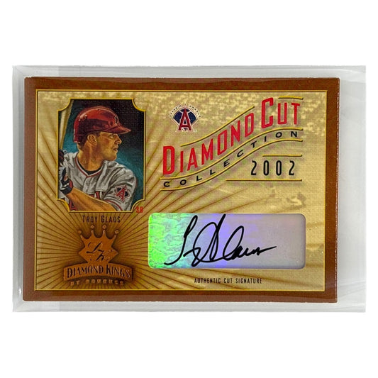 DONRUSS MLBカード DIAMOND KINGS DIAMOND CUT COLLECTION TROY GLAUS ANGELS /500 #DC-7 中古 IT1