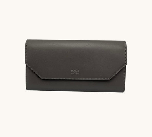 BALENCIAGA バレンシアガ Envelope エンベロープ スリム コンチネンタルウォレット 736732 長財布 中古 D4