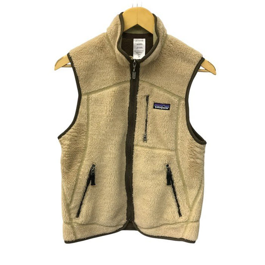 patagonia パタゴニア フリースベスト メンズ クラシックレトロX シンプル 単色 ベージュ XSサイズ 23045F6 中古 T1