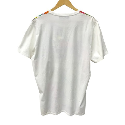 ETRO エトロ Tシャツ メンズ 半袖 コットン DELLA SALUTE マルチカラー/ホワイト 2XLサイズ 141-1Y020-9170 中古 T1