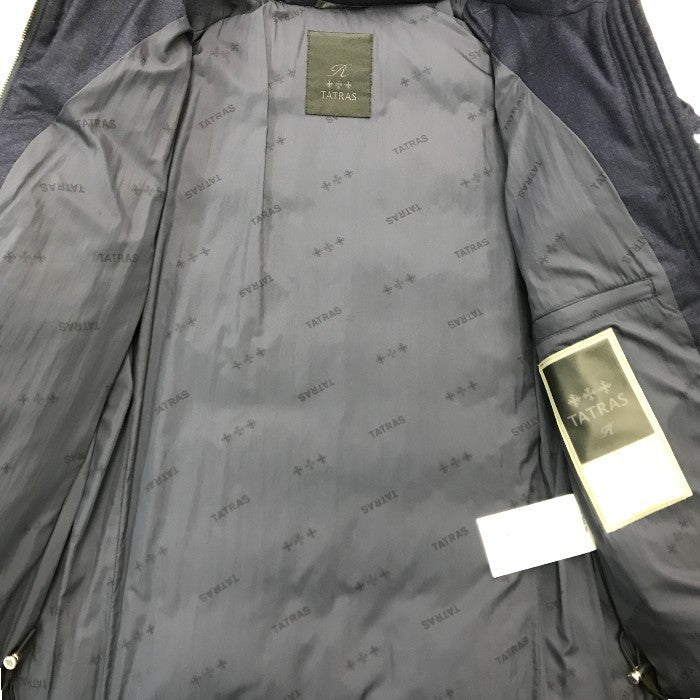 TATRAS タトラス DOMIZIANO ダウンジャケット メンズ ウール フーディ ドミッツィアーノ ネイビー 01サイズ MTAT20A4289-D 中古 T1