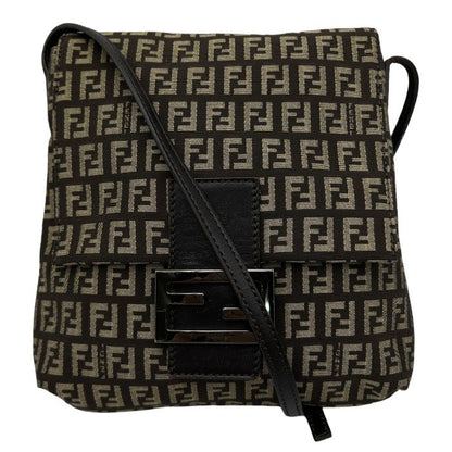 FENDI フェンディ ズッキーノ カムセポシェット ショルダーバッグ 斜め掛け 小さめ 総柄 中古 W４