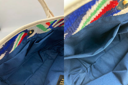 FEILER フェイラー 幾何学模様 トートバッグ 中古 D4