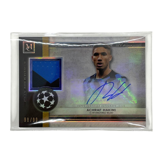 TOPPS サッカーカード MUSEUM COLLECTION ACHRAF HAKIMI INTERNAZIONALE MILANO 98/99 #MAR-AH 中古 IT1