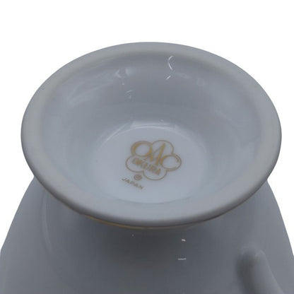 OKURA 大倉陶園 フリル ゴールドライン コーヒーカップ&ソーサー 6客 中古 H4
