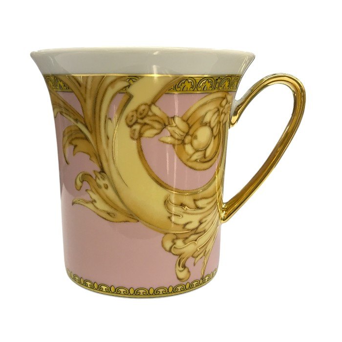 VERSACE x ROSENTHAL ベルサーチ ビザンチン マグカップ 約350ml Byzantins ローゼンタール 金彩 中古 T1