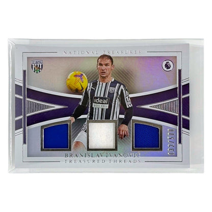 PANINI サッカーカード CHRONICLES NATIONAL TREASURES BRANISLAV IVANOVIC WEST BROMWICH ALBION /500 #TT-BI 中古 IT1