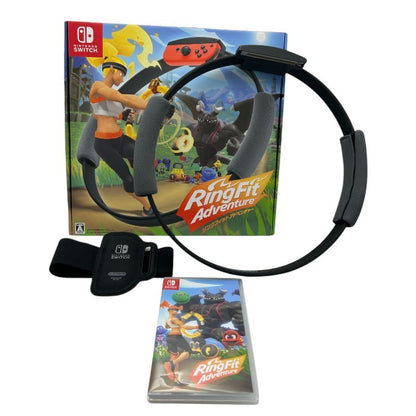リングフィット アドベンチャー Switch 任天堂 nintendo ゲーム スイッチ ソフト リングコン レッグバンド 中古 W４
