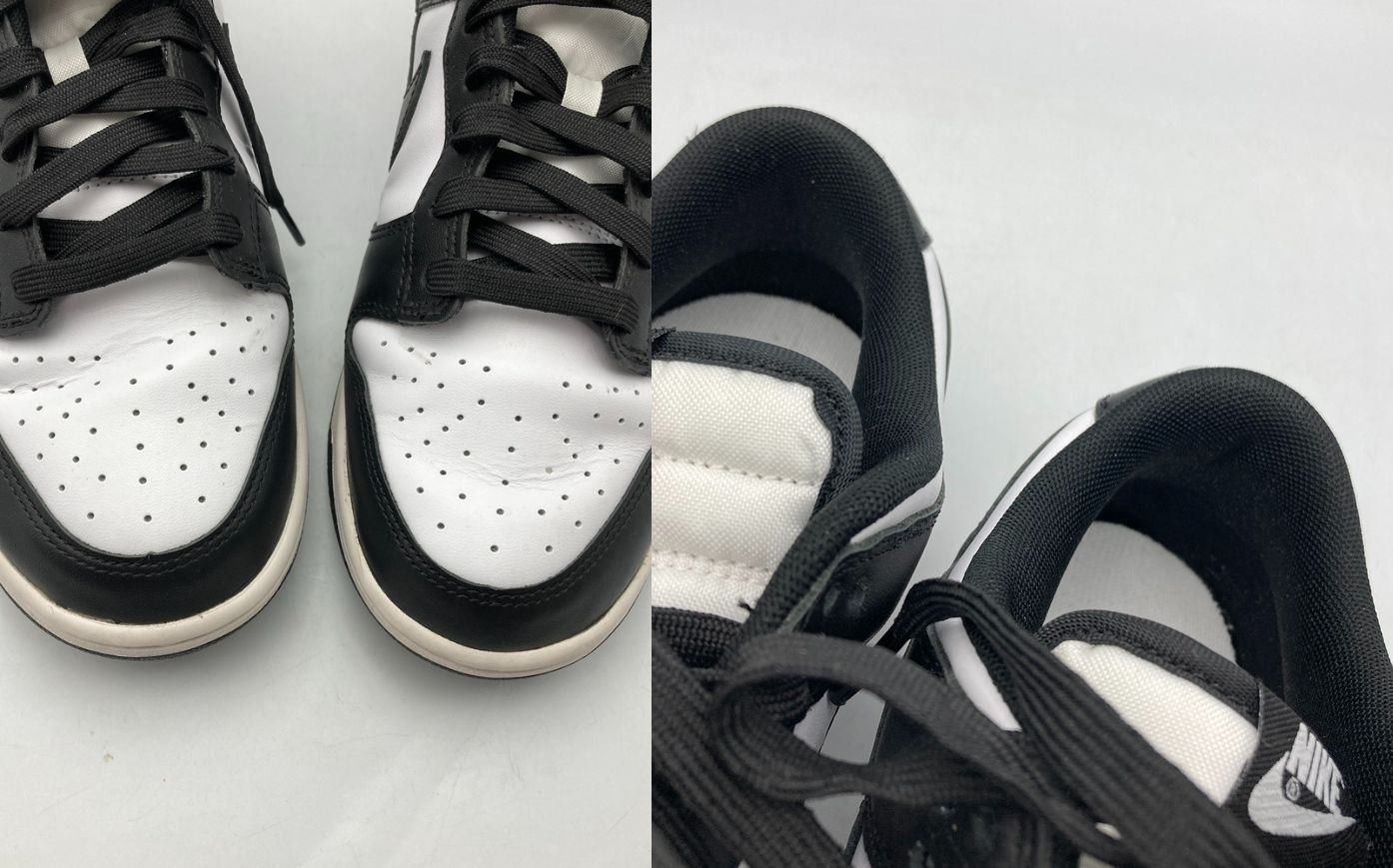 Nike Dunk Low Retro ナイキ ダンク ロー レトロ ホワイト/ブラック スニーカー DD1391-100 サイズ27.5cm 中古 D4