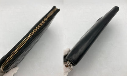 LOUIS VUITTON ルイヴィトン ダミエ アンフィニ ポルトフォイユヴァスコ ラウンドファスナー 長財布  N63300 中古 D4