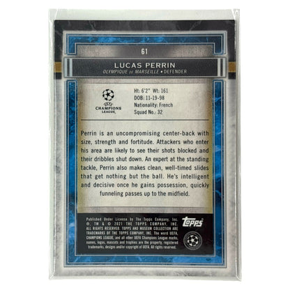 TOPPS サッカーカード MUSEUM COLLECTION LUCAS PERRIN OLYMPIQUE DE MARSEILLE 43/99 #61 中古 IT1