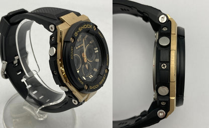 [カシオ] 腕時計 ジーショック G-STEEL 電波ソーラー GST-W300G-1A9JF メンズ ブラック 中古 D4