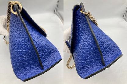 LOEWE ロエベ リピートアナグラム アベニュー チェーン ショルダーバッグ 中古 D4