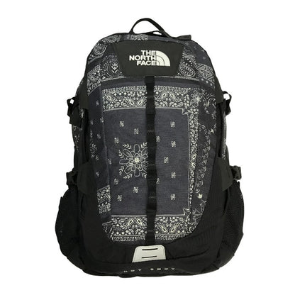 THE NORTH FACE ザノースフェイス ホットショット バックパック ユニセックス ペイズリー柄 HOT SHOT リュック グレー/ブラック NM72006 中古 T1