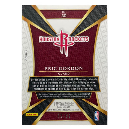 PANINI NBAカード SELECT PRIZM ERIC GORDON HOUSTON ROCKETS /99 #20 中古 IT2